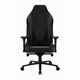 chaise gaming contemporaine / en cuir / avec piètement en métal / réglable