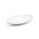 assiette de service / ovale / en porcelaine / à rayures