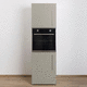 armoire de rangement pour cuisine contemporain / en métal / pour four