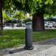borne d'éclairage urbaine / contemporaine / en PMMA / en acier galvanisé
