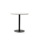 table à manger d'extérieur / design minimaliste / en métal / avec piètement en métal