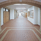 carrelage de terre cuite / lisse / d'intérieur / de salon
