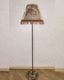 lampe sur pied / en métal / en tissu / de style victorien