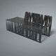 banc public modulaire / design original / en aluminium / en tôle