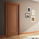 porte d'intérieur / en bois massif / battante / contemporaine