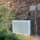 cache climatiseur aluminium / gris / ivoire / anthracite