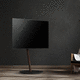 support TV sur pied contemporain / en Steelflex® / résidentiel / 600 x 100