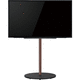 support TV sur pied contemporain / en Steelflex® / résidentiel / 600 x 100