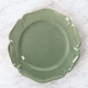assiette plate / ronde / en céramique émaillée / pour hôtel