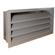 grille de ventilation en aluminium / en aluminium anodisé / en aluminium extrudé / rectangulaire