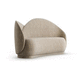 canapé contemporain / pour intérieur / en tissu / en polyuréthane