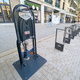 station de réparation de vélos en métal / avec kit d'outils / avec pompe de gonflage / professionnelle