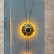 plafonnier contemporain / circulaire / en métal / en acier inoxydable
