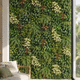 mur végétal synthétique / en panneau modulaire / feuillages denses / d'intérieur