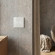 interrupteur tactile / encastré / double / contemporain