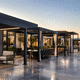 pergola adossée / autoportée / en aluminium / en acier