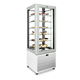 vitrine réfrigérée armoire / pour pâtisserie / en métal / avec porte battante