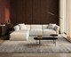 canapé modulable / d'angle / contemporain / en tissu