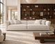 canapé contemporain / pour intérieur / en tissu / en plumes