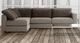 canapé modulable / contemporain / en tissu / avec revêtement amovible