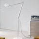 lampe sur pied / en aluminium / contemporaine / d'intérieur