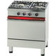 cuisinière à gaz / professionnelle / en inox / en fonte