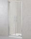 paroi de douche battante / rectangulaire / en verre trempé