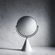 miroir de salle de bain à poser / contemporain / rond / en pierre naturelle