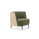 fauteuil visiteur contemporain / en tissu / en bois / professionnel