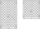 grille de défense amovible / pour porte / pour fenêtre / en acier