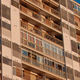 brise-soleil en acier / en PVC / pour façade / vertical