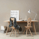 chaise de salle à manger contemporaine / d'intérieur / en bois / avec piètement en bois