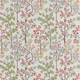 tissu pour rideaux / à motif floral / en polyester / en lin