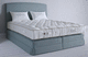 matelas double / à ressorts ensachés / 150x200 cm / en coton