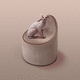fauteuil contemporain / en tissu / en polyéthylène basse densité (PEBD) / 100% recyclable