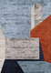 tapis contemporain / géométrique / en fibre de bambou / rectangulaire