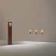 borne d'éclairage de jardin / contemporaine / en métal / à LED