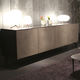 buffet contemporain / en verre / en béton / stratifié