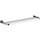 porte-serviettes 2 barres / mural / en chrome