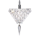 suspension / en acier inoxydable / en cristal Swarovski® / contemporaine