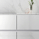 panneau décoratif. mélaminé / pour agencement intérieur / lisse / blanc