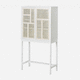 buffet sur pieds hauts / design scandinave / en chêne / en placage de bois