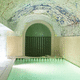 toile tendue acoustique / pour agencement intérieur / pour piscine / imprimée