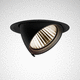 downlight encastré / à LED / rond / vertical