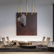 suspension / en aluminium / contemporaine / d'intérieur