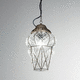 suspension / en métal / en verre / contemporaine