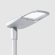 lampadaire urbain / contemporain / en métal / à LED