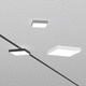 luminaire apparent / à LED / carré / plat
