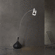 lampe sur pied / en aluminium / en acier / design original