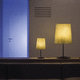 lampe de table / en métal / en lin / contemporaine